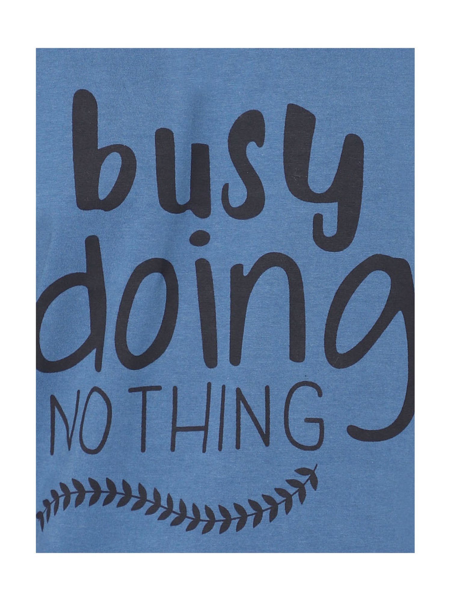 TeenTrums Boys Blue Graphic Print T-Shirt