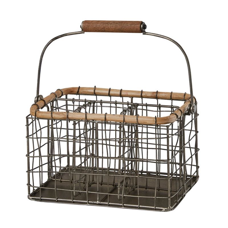 Home Basics  Easy Tear Bamboo Paper Towel Holder with Weighted Base, Natural