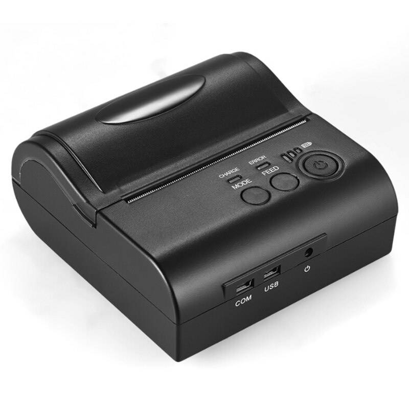 Lejiahong Bluetooth Thermal Receipt Printer Port Receipt Printer POS Printer Portable Bluetooth Printer Ticket Printer Android IOS Windows
