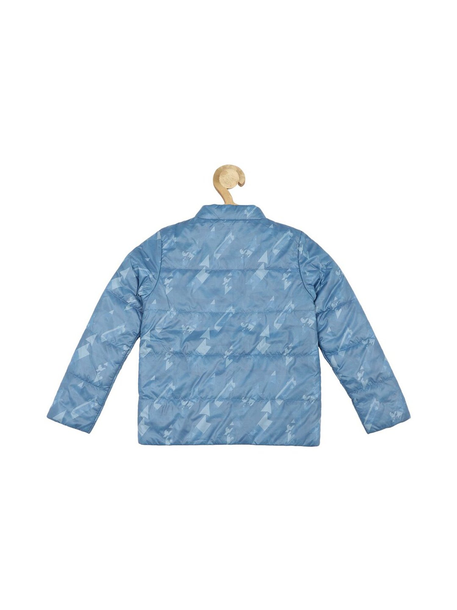 Allen Solly Junior Blue Printed Full Sleeves Jacket