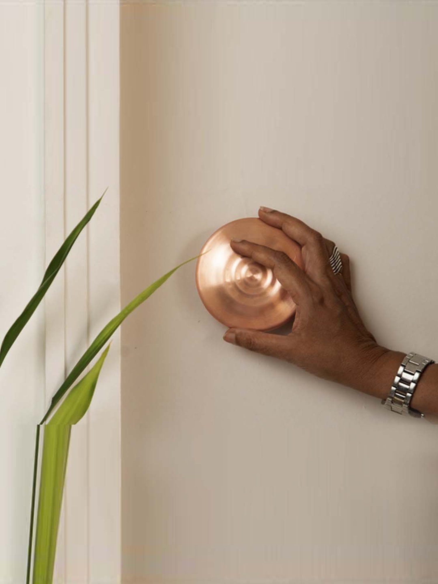 COPPRE Metallic Copper Antimicrobial Door Plate - Set of 1