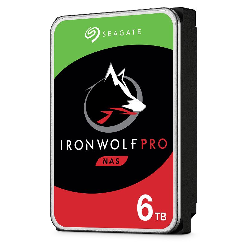 Seagate IronWolf Pro 6TB NAS Internal HDD - CMR 3.5in SATA 7200 RPM (ST6000NE000)