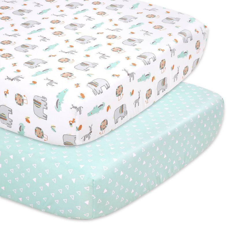 Aden by Aden + Anais Fitted Playard Sheet - Safari Babes