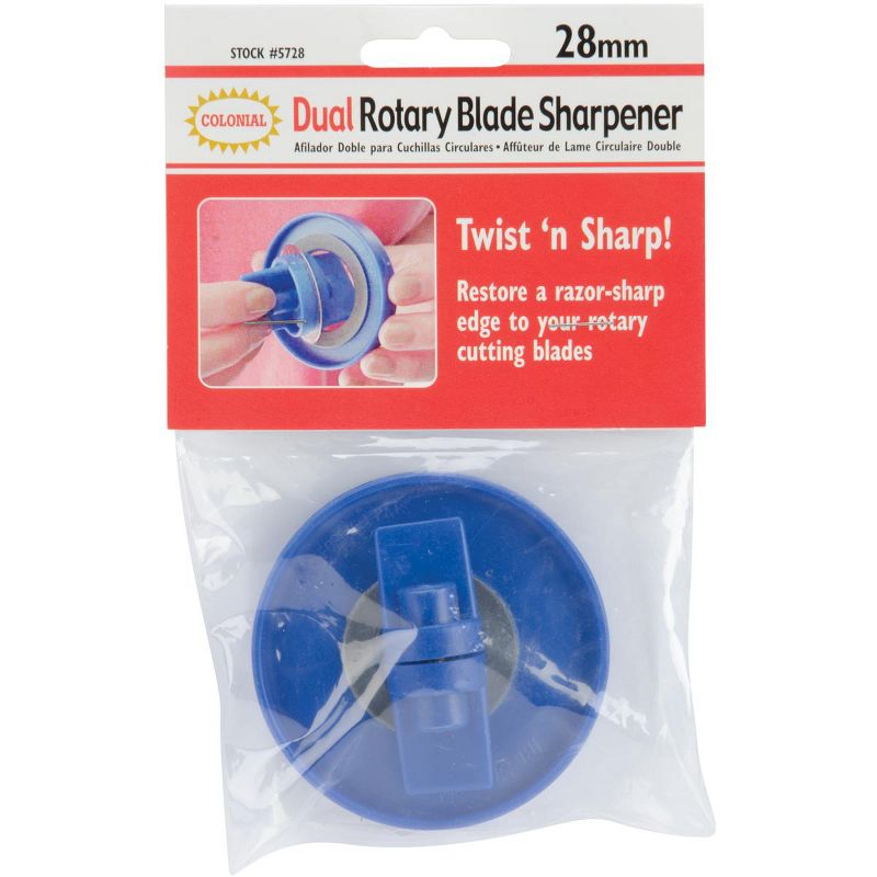 Colonial Needle Rotary Blade Sharpener-For 28mm Blades