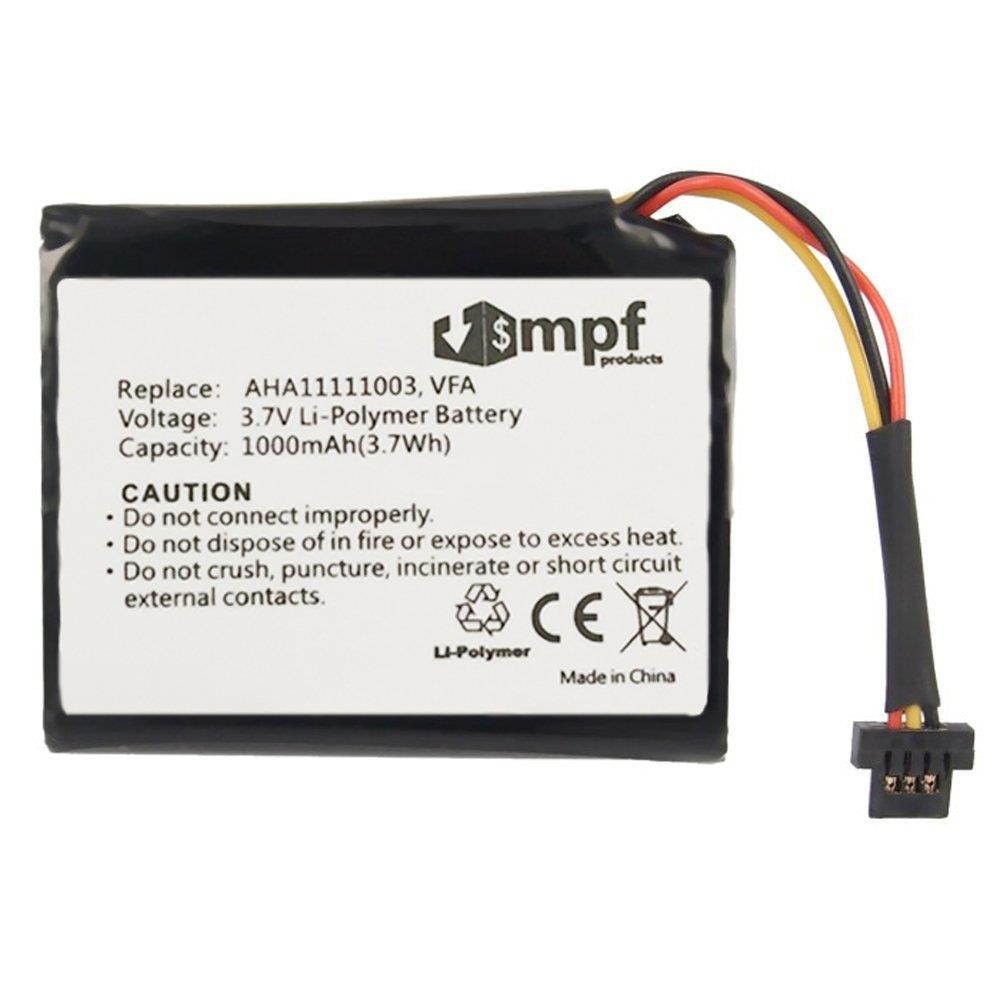 Replacement AHA11111003, VFA, 4EN6.001.02 Battery for TomTom Start 60, Start 60M, Start 60 M, Start 60EU, Start 60 EU, Start 60 Europe, VIA 1605, VIA 1605M, VIA 1605TM, VIA 1605 4EN62 GPS Units