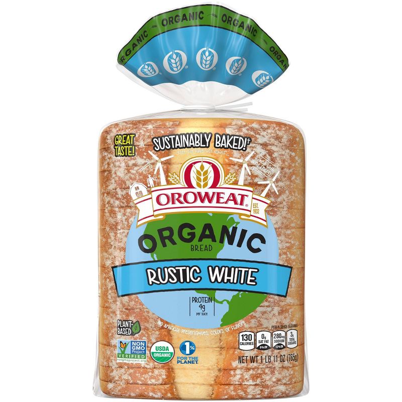 Oroweat Organic Rustic White Bread - 27oz