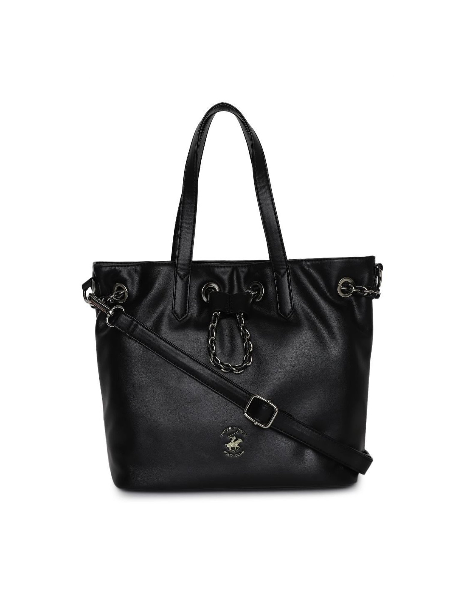 Beverly Hills Polo Club Black Small Tote Bag