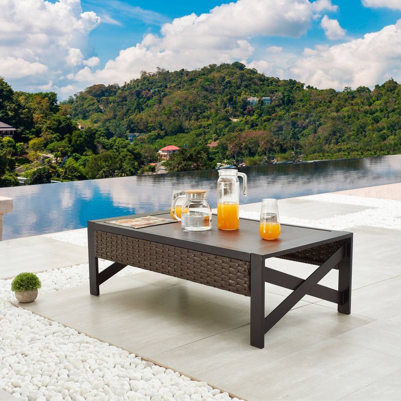 X Arm Patio Coffee Table - Patio Festival