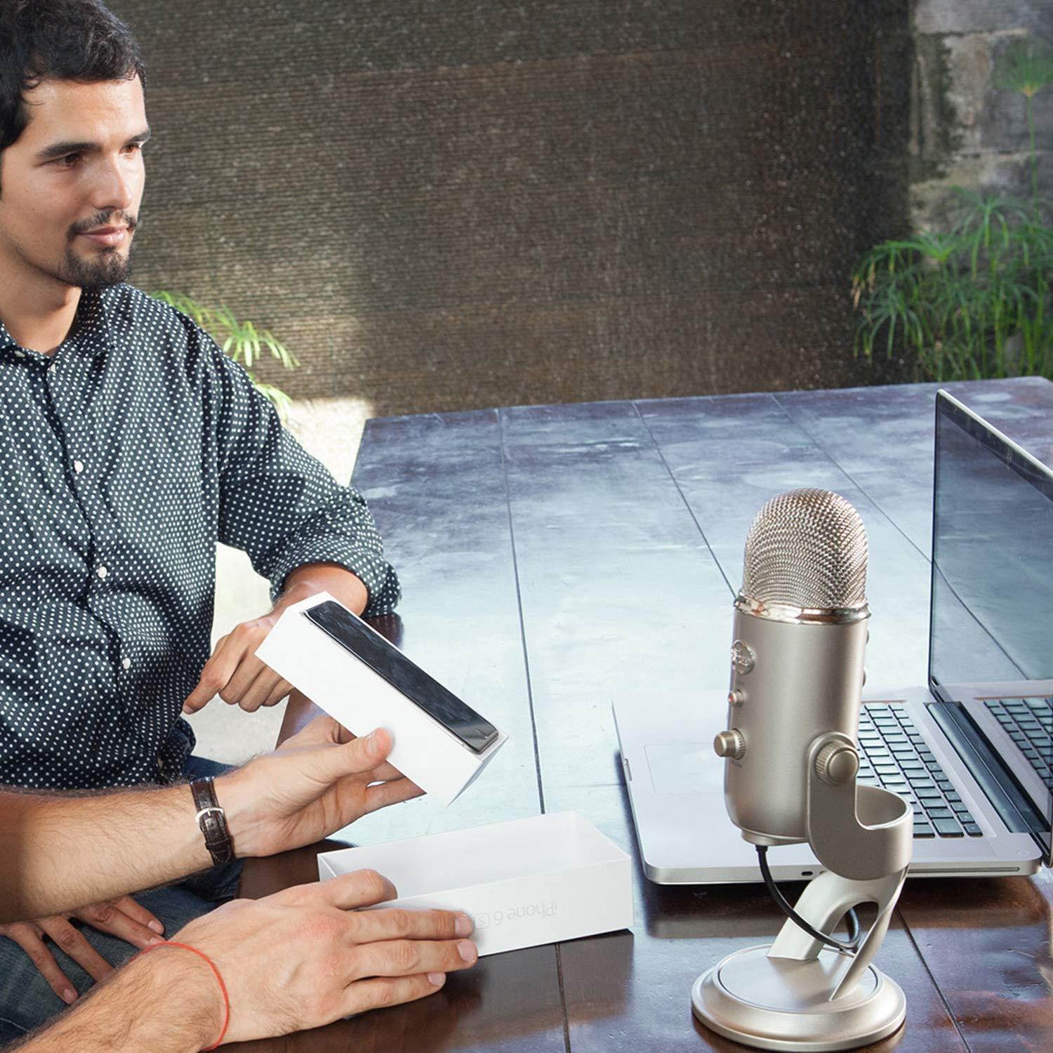 Blue Yeti USB Microphone-Slate, (988-000098)