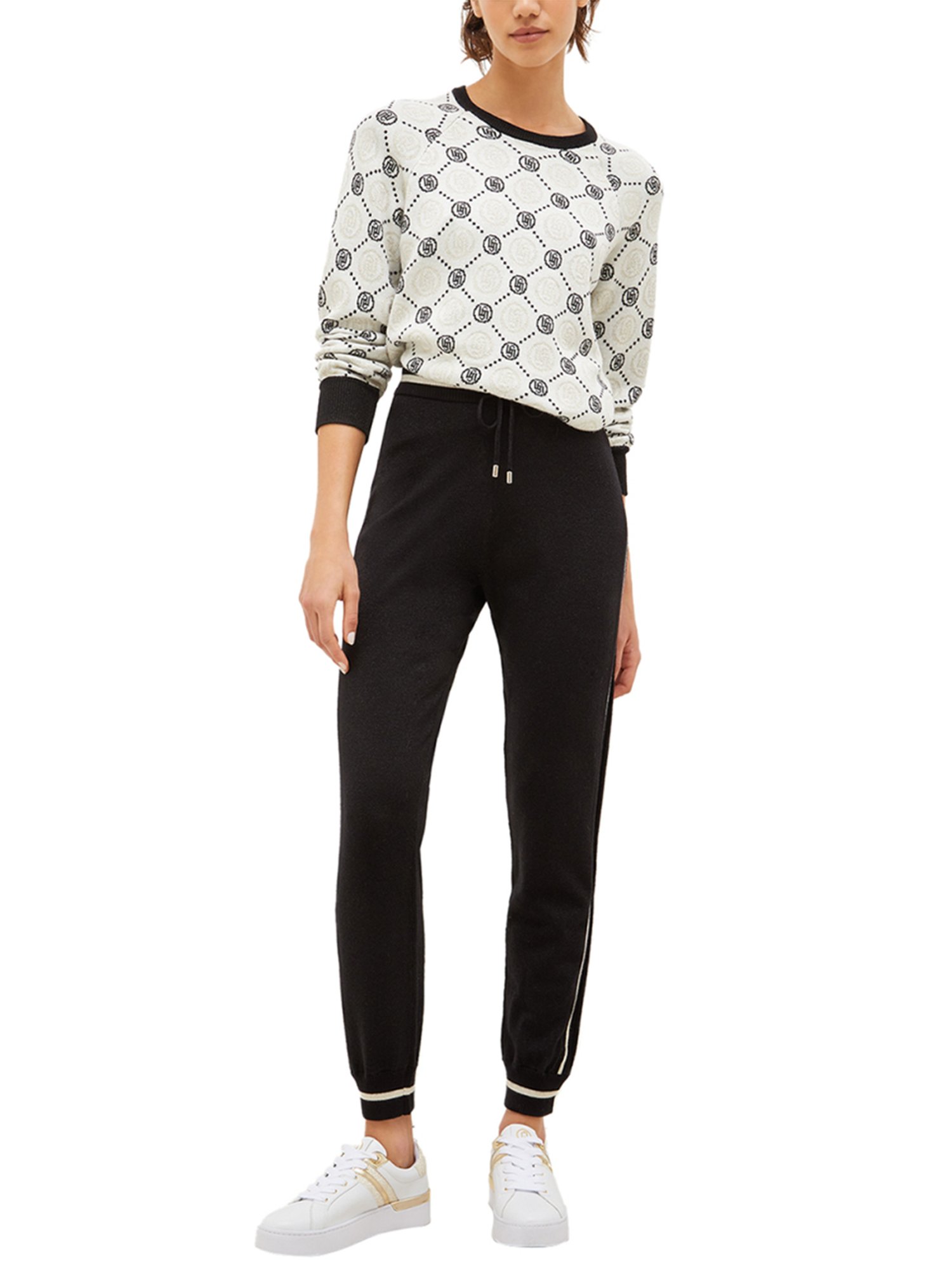 Liu Jo Nero Met Regular Fit Joggers