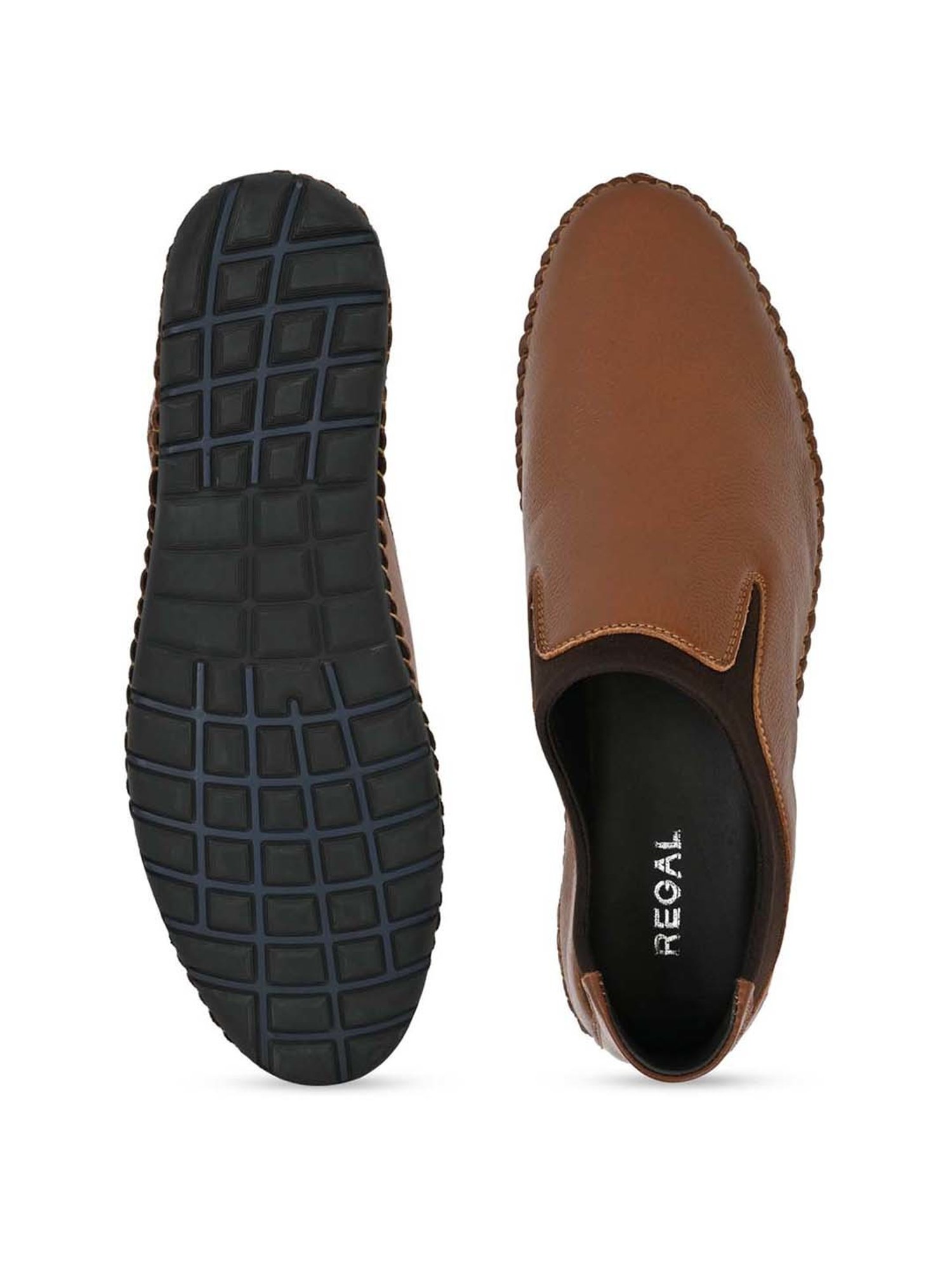 Regal Men's Tan Casual Loafers