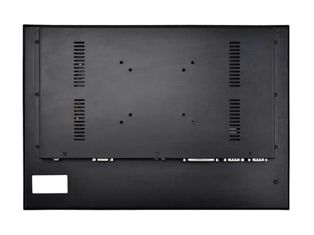 17" Industrial Panel PC,All in One Computer,Intel Celeron 3855U,Windows 7/10,Linux,10 Points Capacitive Touch Screen,(Black),[1VGA/3USB2/1USB3/1LAN/3COM/FAN],(8G RAM/64G SSD)