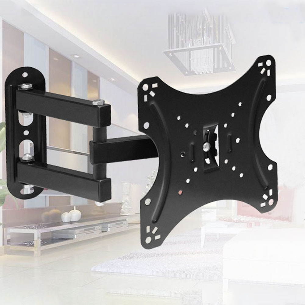 TV Bracket for 14&ldquo;-42&rdquo; inch Adjustable Angle Hanging Wall Mount Strong Bearing Support