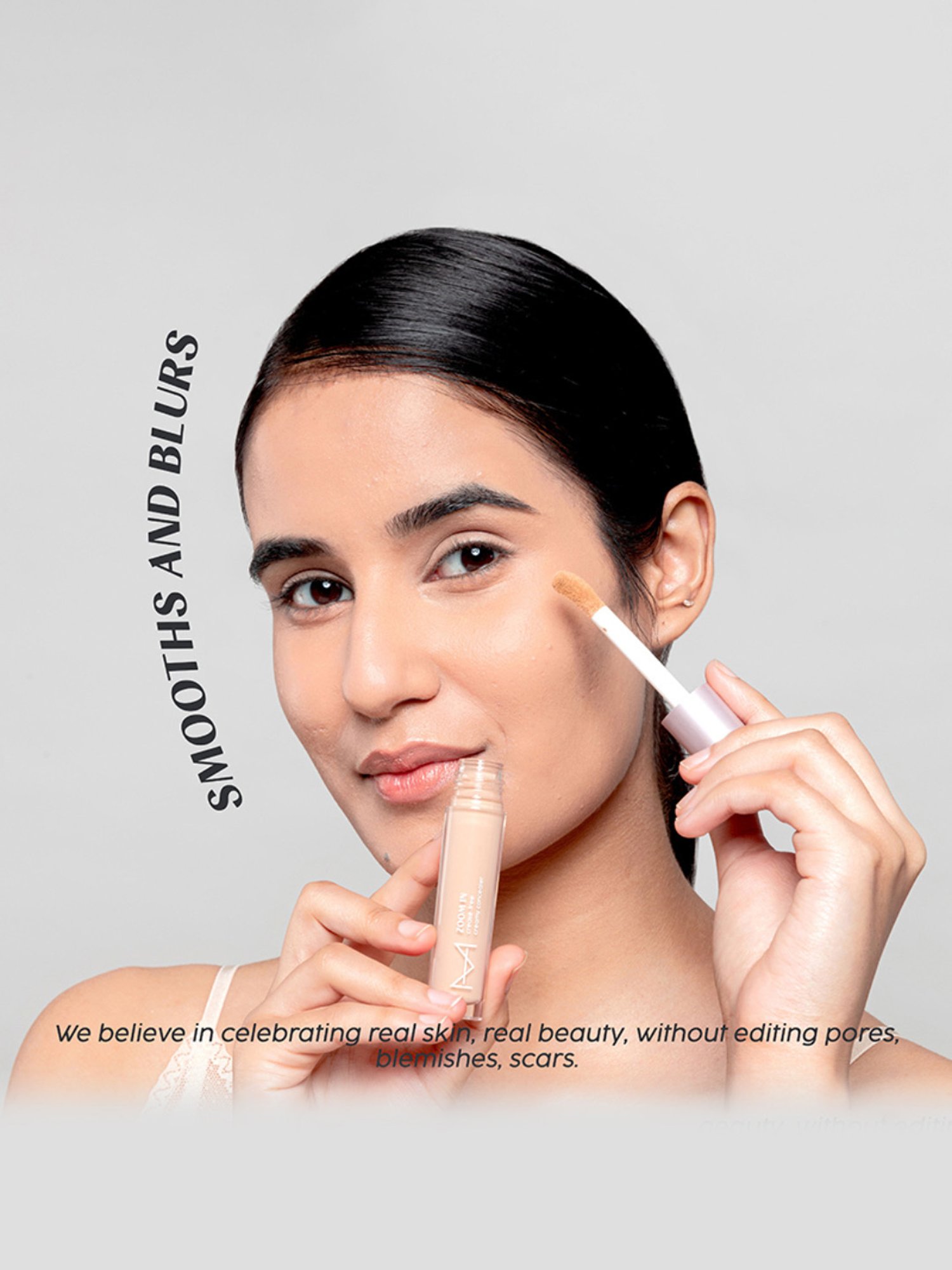 House of Makeup Zoom In Crease-Free Creamy Concealer FL01-Fair-To-Light Skin Tone - 6 ml