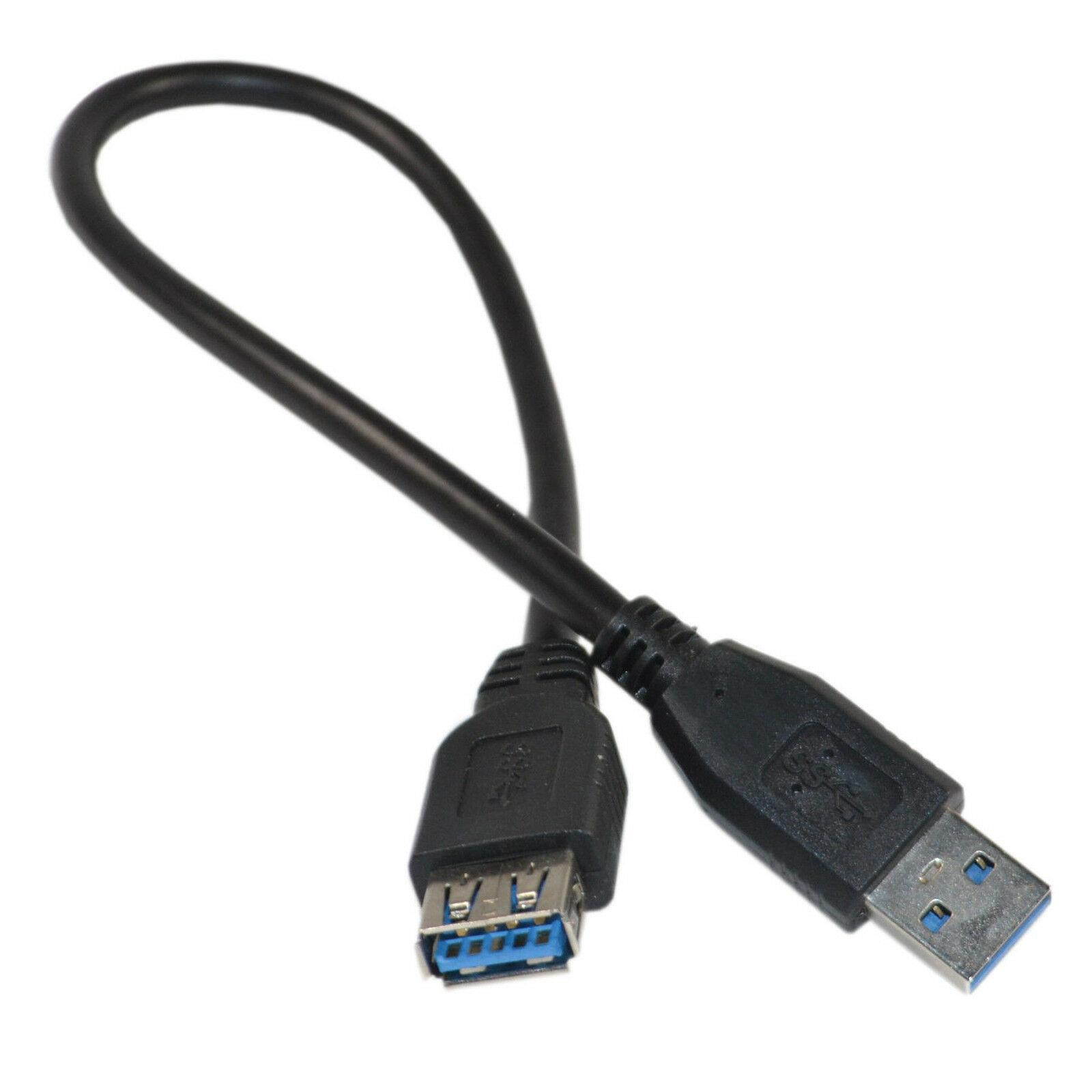 1ft SuperSpeed USB 3.0 Type A Male to Female Extension Cable Data Transfer Cord
