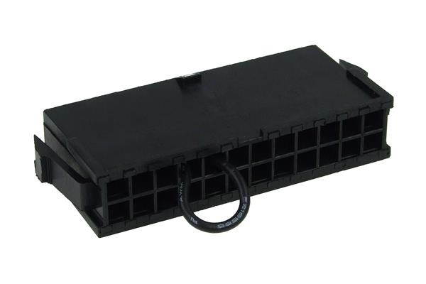 Phobya PSU Manual Start Bridge (24 Pin) | Black (52182)