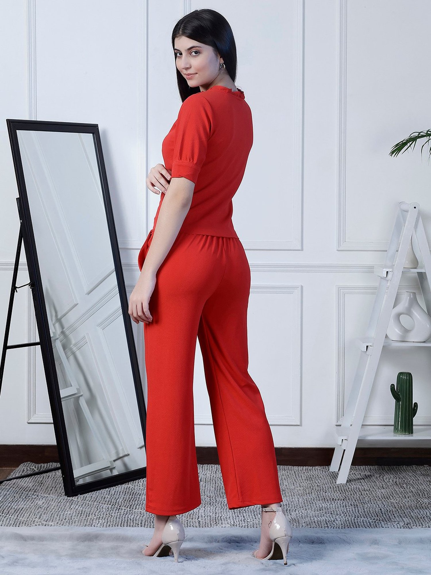 NEUDIS Red Maxi Co-Ord Set