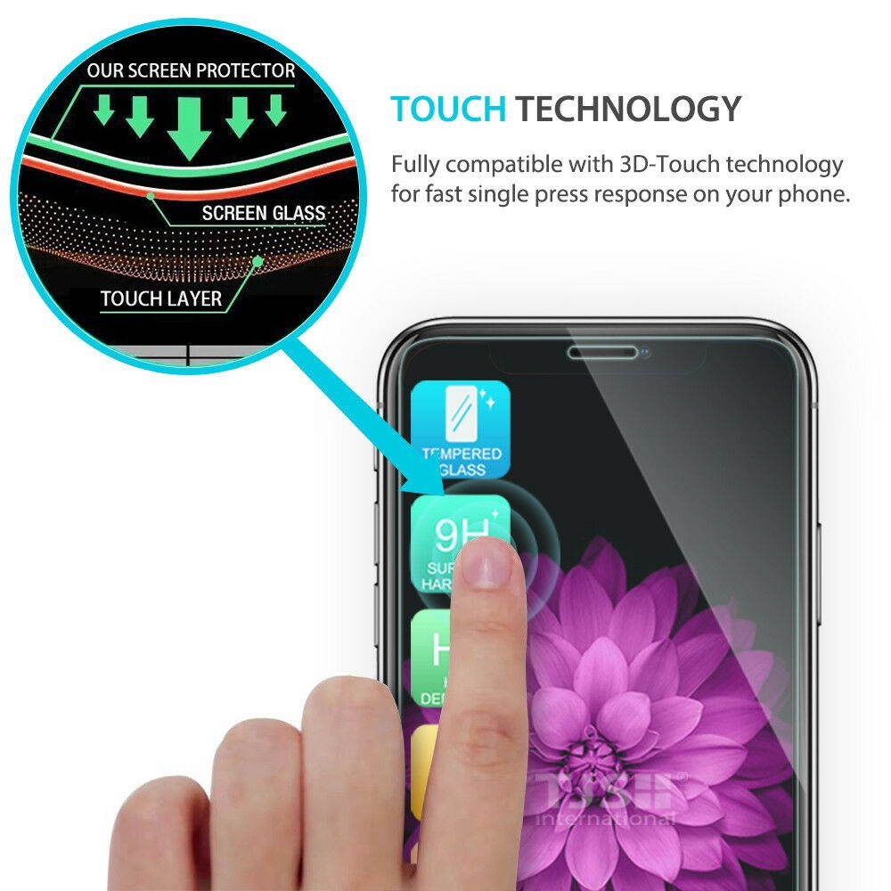 For iPhone 12 11/Pro/Max/XS/XR/X/8/7/Plus Carbon Fiber Hard Case+Tempered Glass