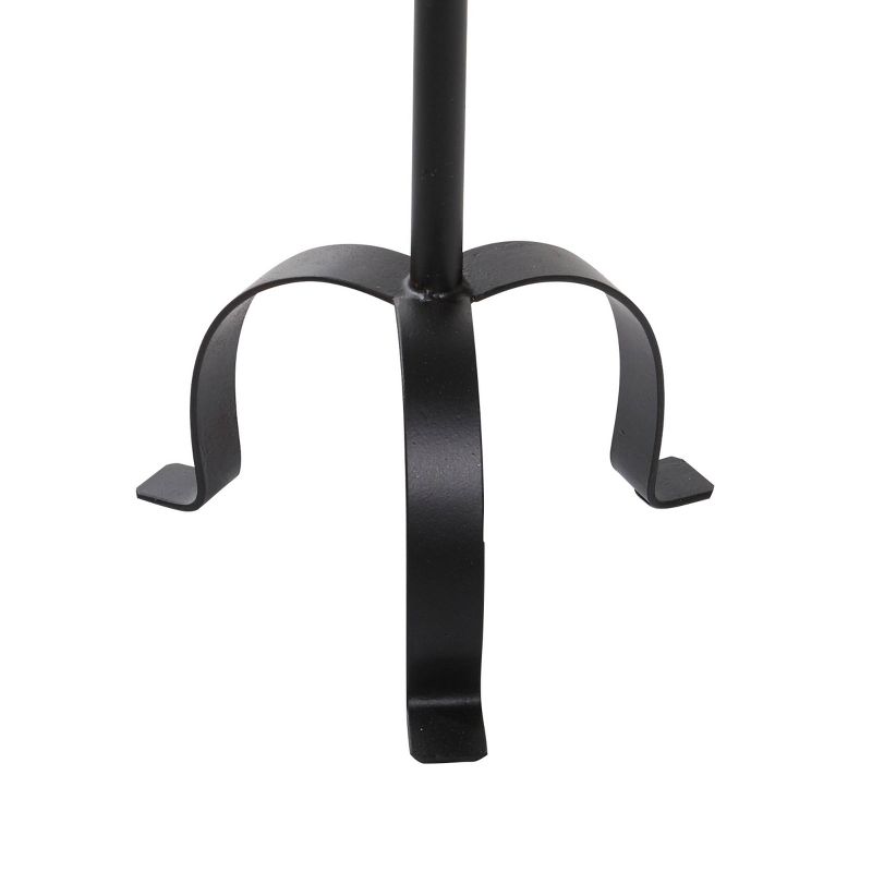 Set of 2 Modern Glass/Metal Candle Holders with Tripod Base - Olivia & May