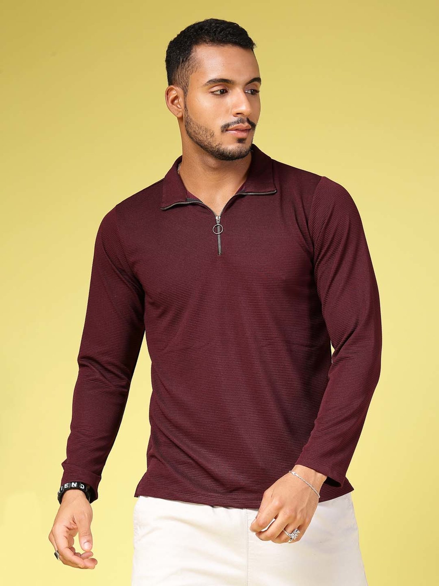 Rigo Wine Slim Fit T-Shirt