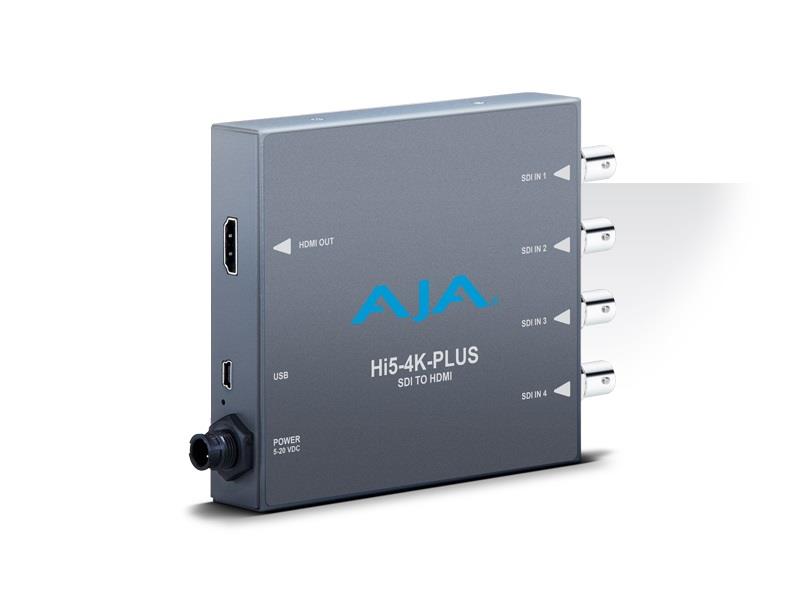 AJA Hi5-4K-Plus Pristine 3G-SDI to HDMI 2.0 Conversion #HI5-4K-PLUS