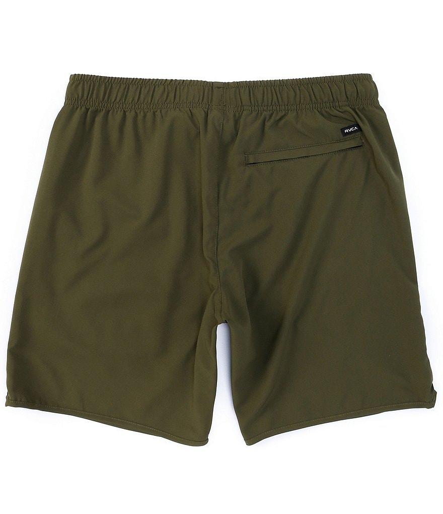 Redsand Elastic Waist Colorblock 20#double; Outseam Volley Shorts