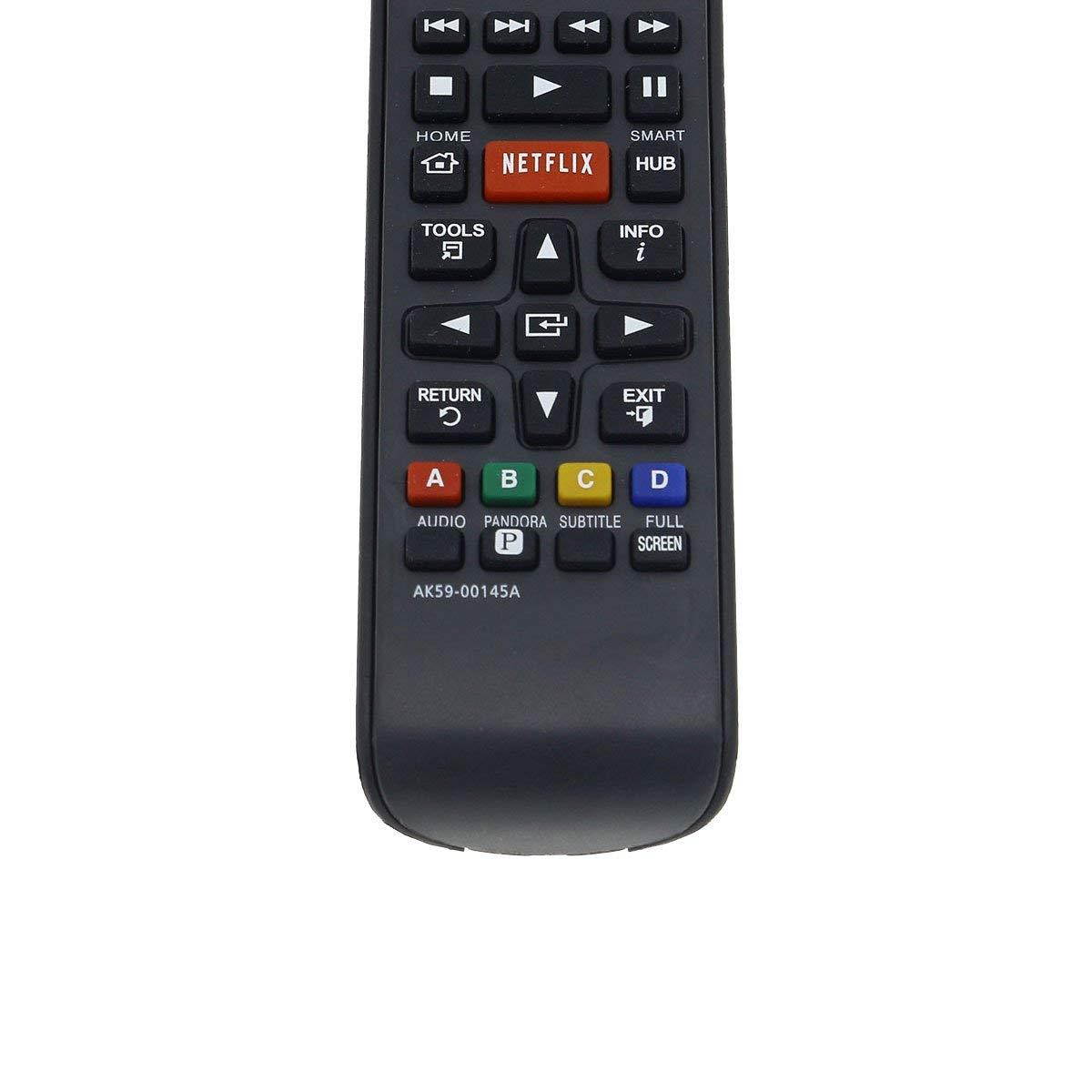 Aurabeam AK59-00145A Replacement BD Blu-ray Remote Control for Samsung Bluray DVD Player (AK5900145A)