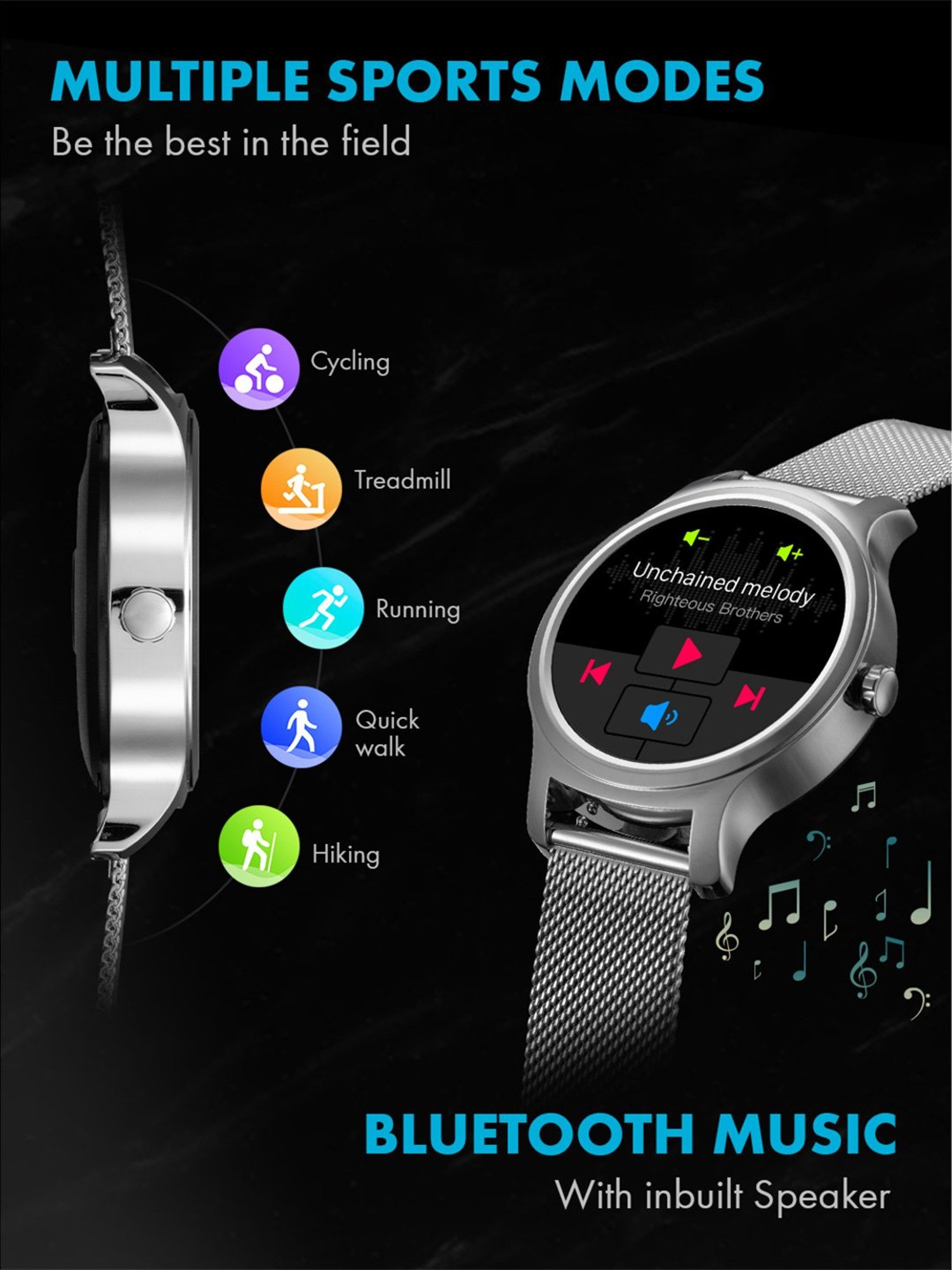 Giordano GT01-SS Unisex Smart Watch