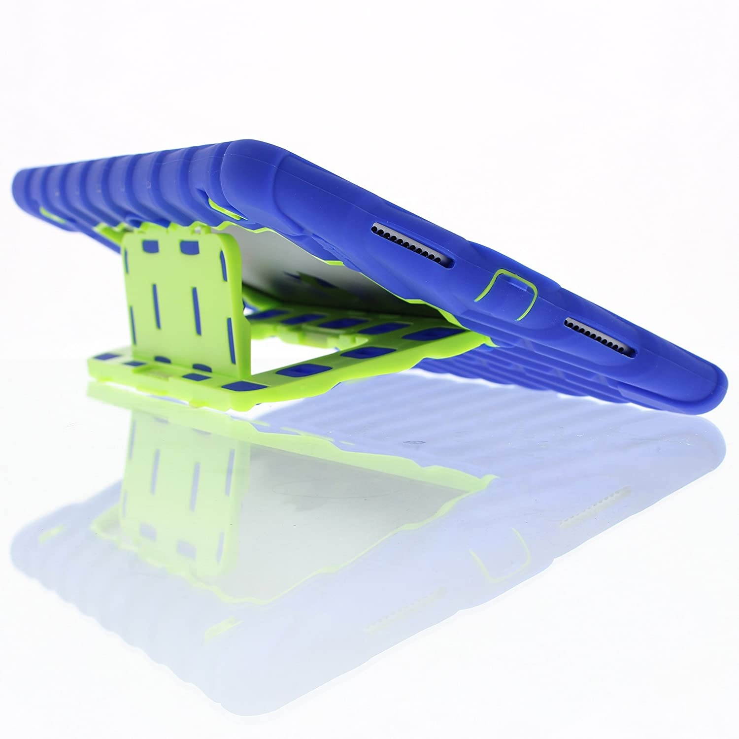 Gumdrop Cases Hideaway Stand Case for Apple iPad Pro 10.5 (2017) A1701, A1709 Tablet Armor Protection, Royal Blue/Lime Green