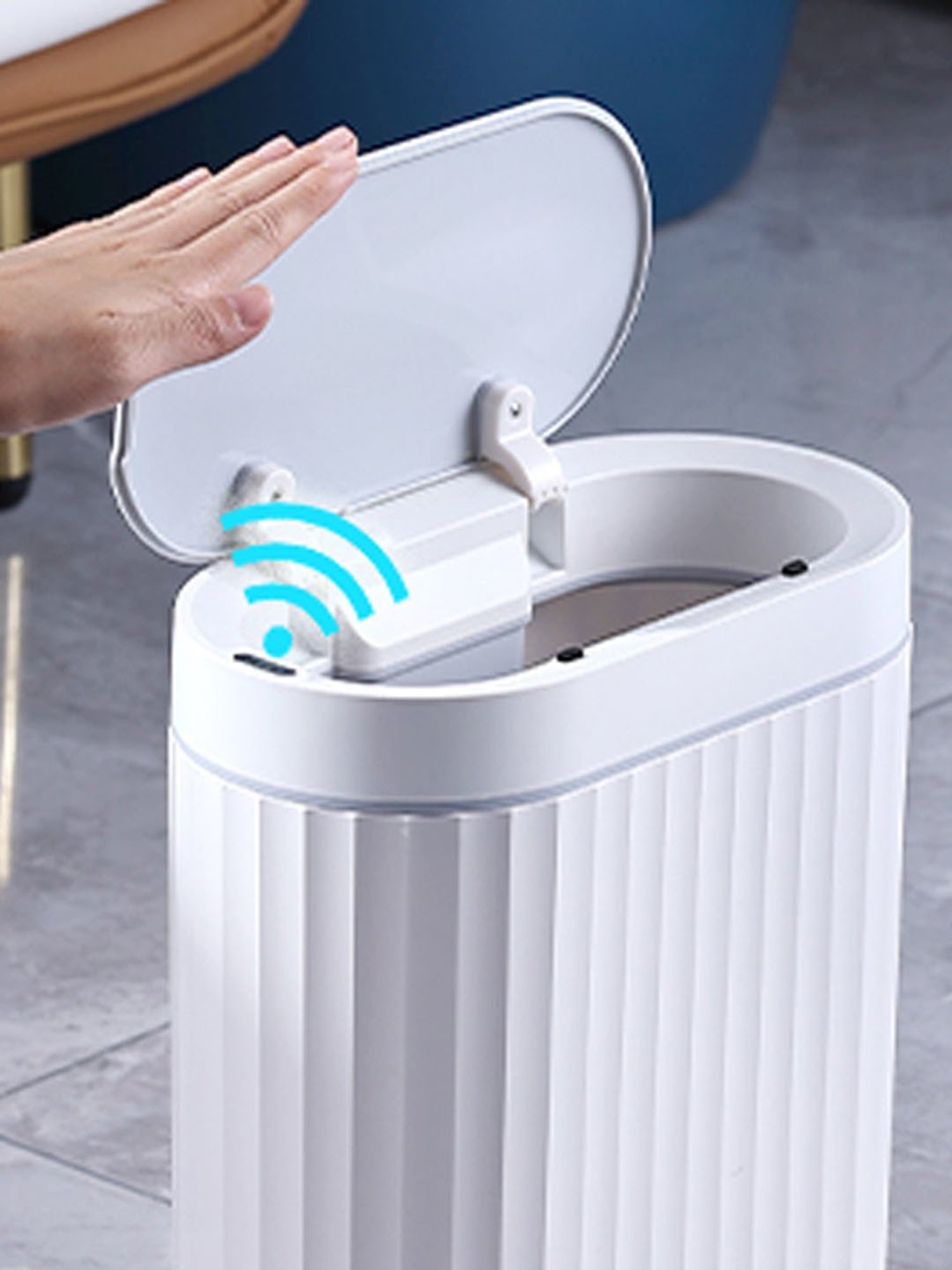 Freelance Grey Steel Set of 1 Dustbins