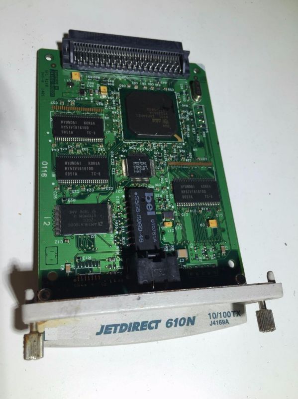 1pcs network card FOR HP 610N JETDIRECT 10 100TX J4169A NETWORK PRINT SERVER