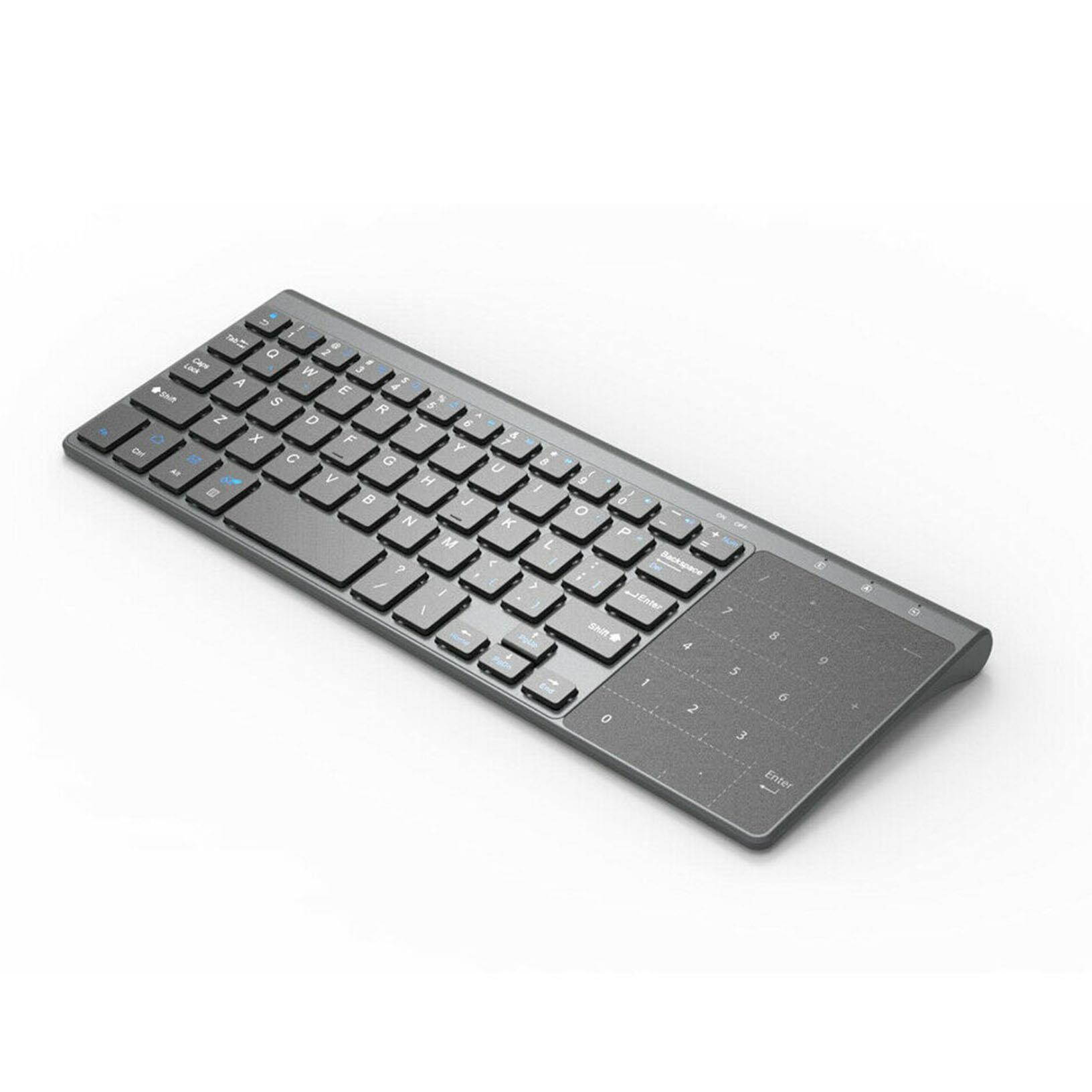 Portable Mini 2.4G Wireless USB Keyboard With Touchpad For Windows PC Smart TV