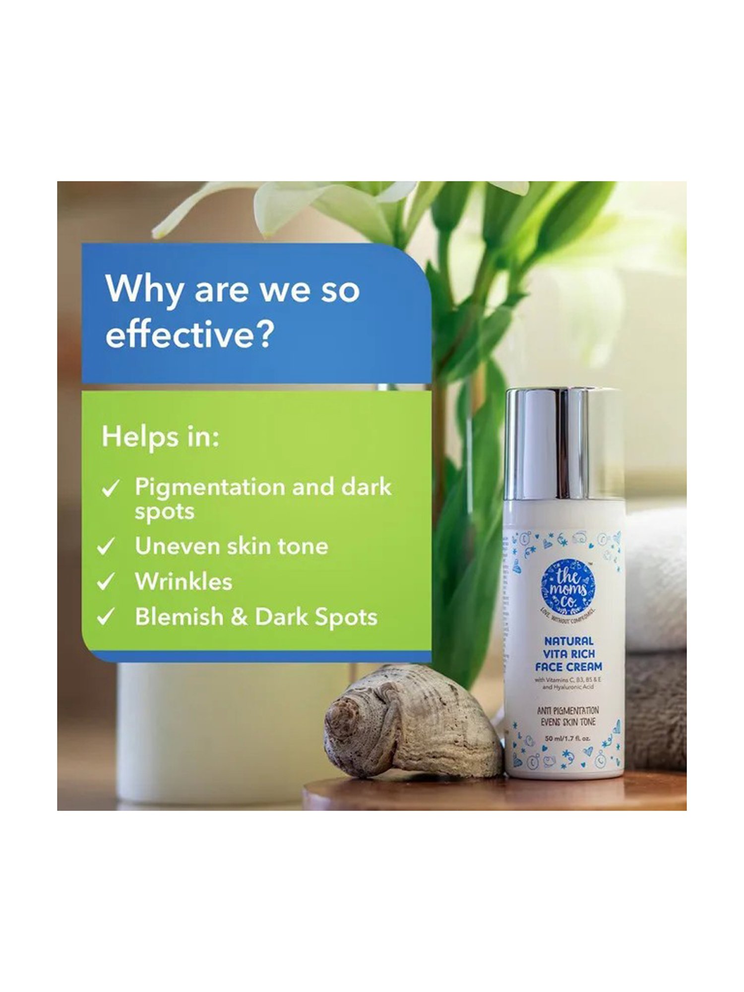 The Moms Co. Natural Vita Rich Face Cream - 50 ml