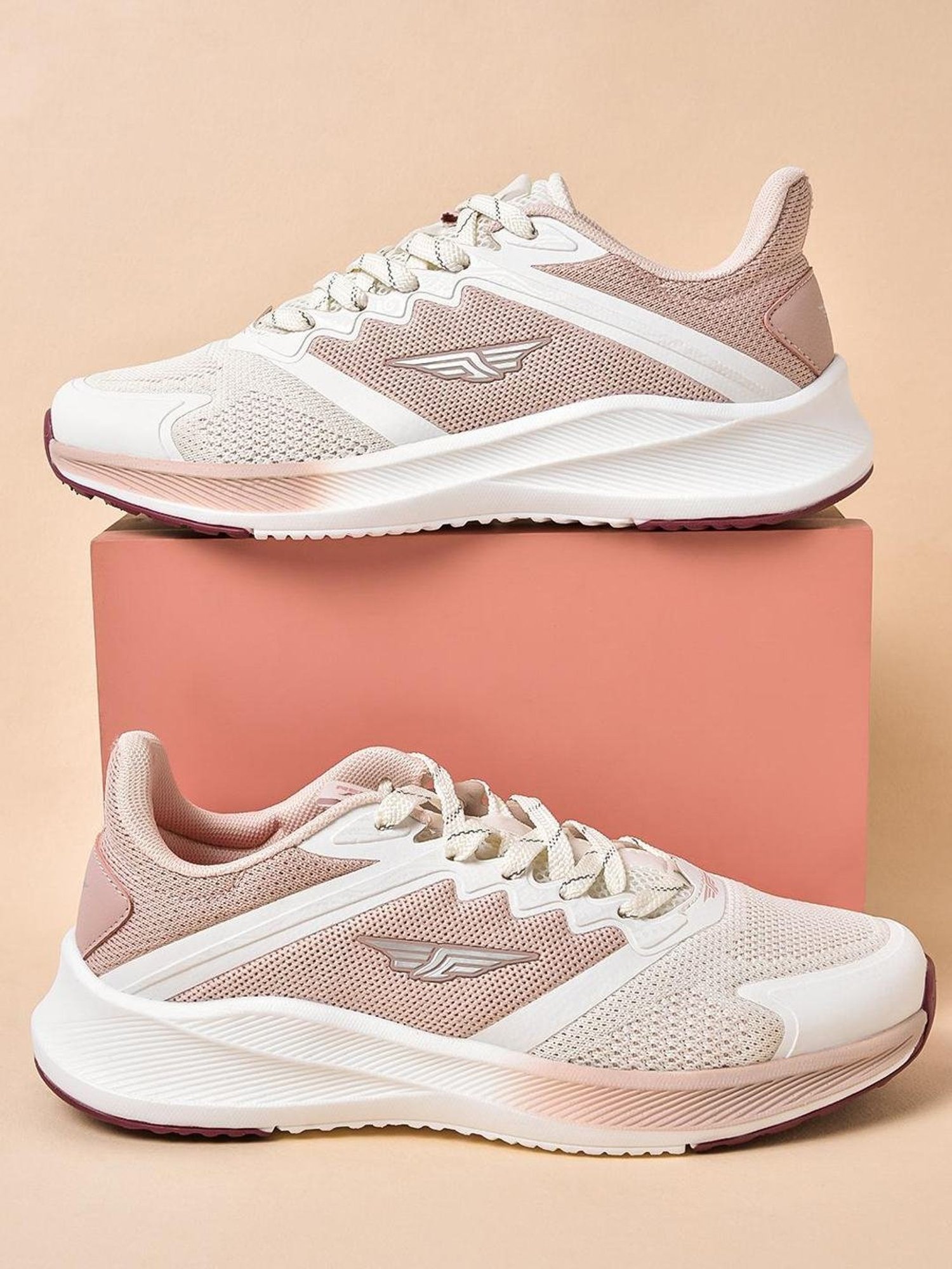 Red Tape Women's Cream Walking Shoes