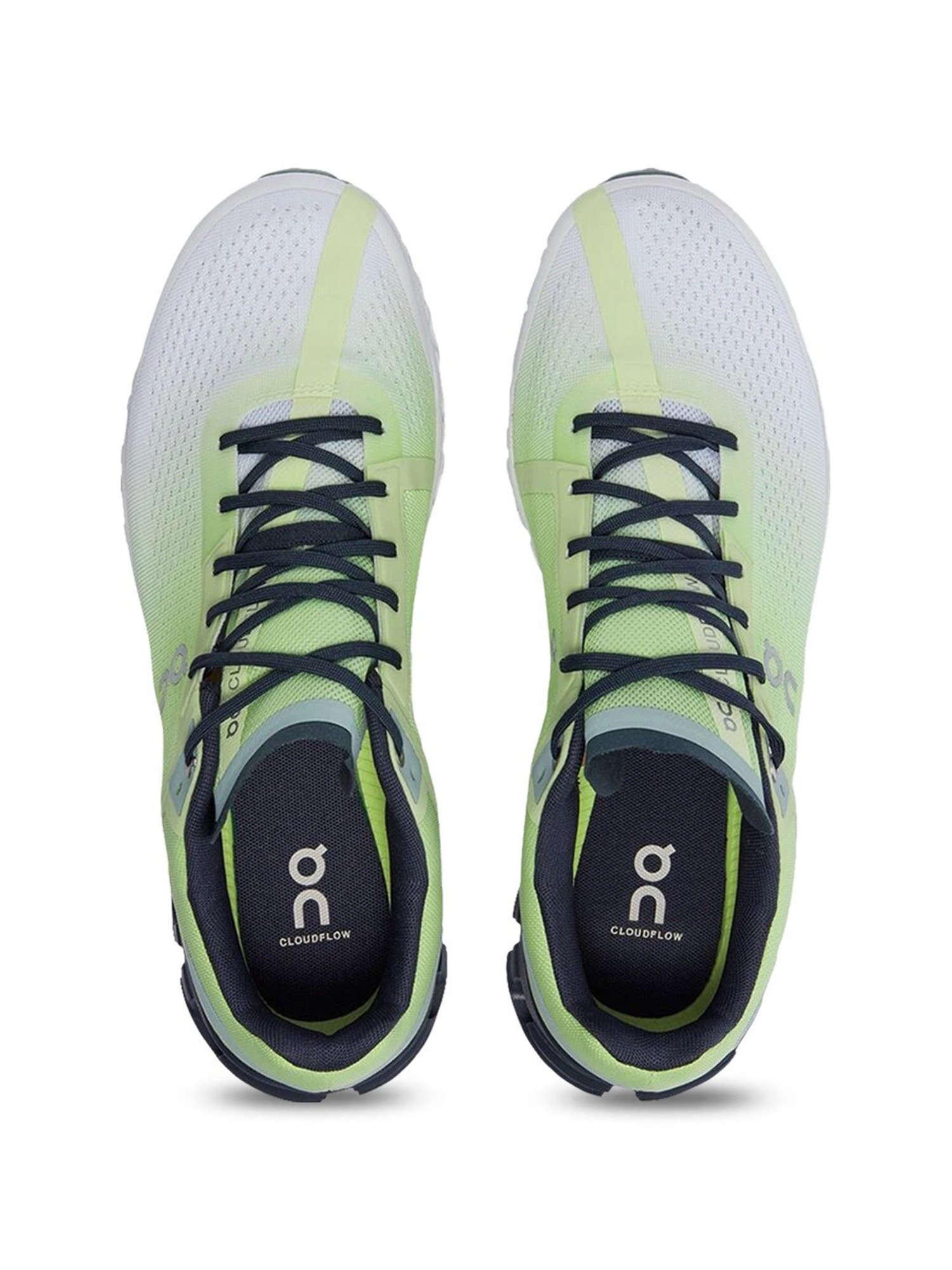 On Men's Cloudflow 3 Meadow & White Running Shoes