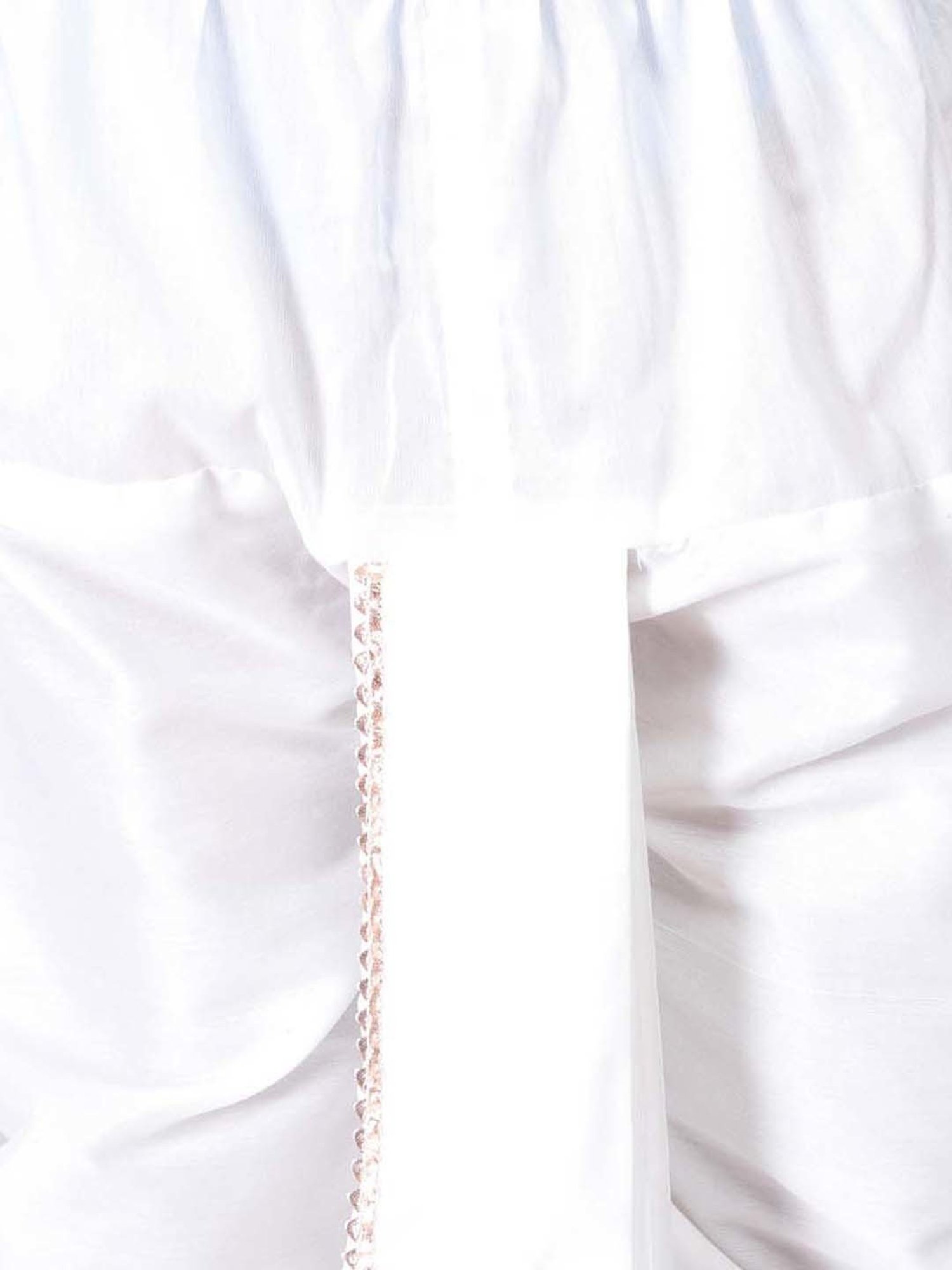 TABARD Kids White Cotton Regular Fit Dhoti