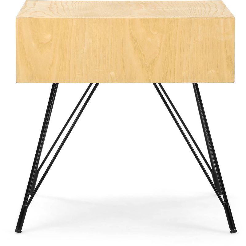 Newell Side Table Natural - Adore Decor