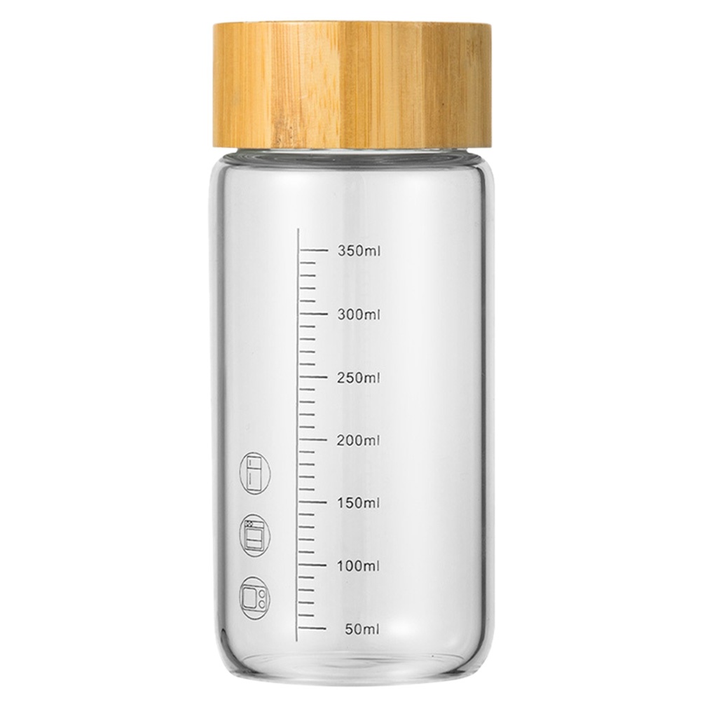 1pc Water Bottle Glass Coffee Bottle Milk Bottle Glass Cup for Office Hotel Cafe Home