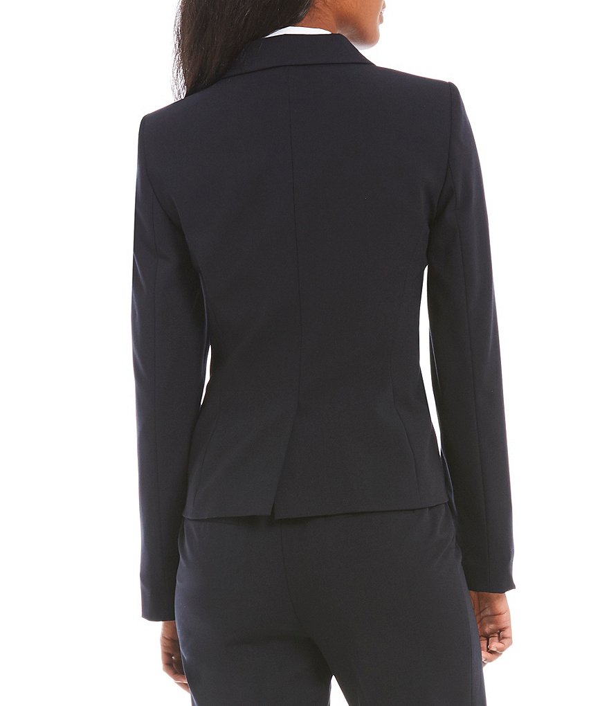 Calvin Klein Luxe Stretch 2 Button Blazer