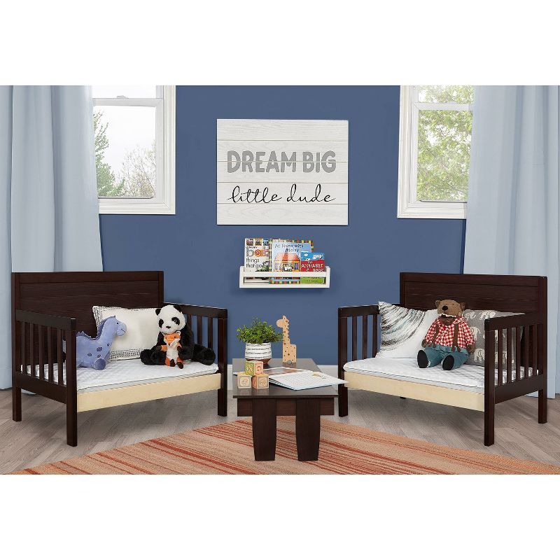 Dream On Me 3-in-1 Convertible Toddler Bed - Espresso