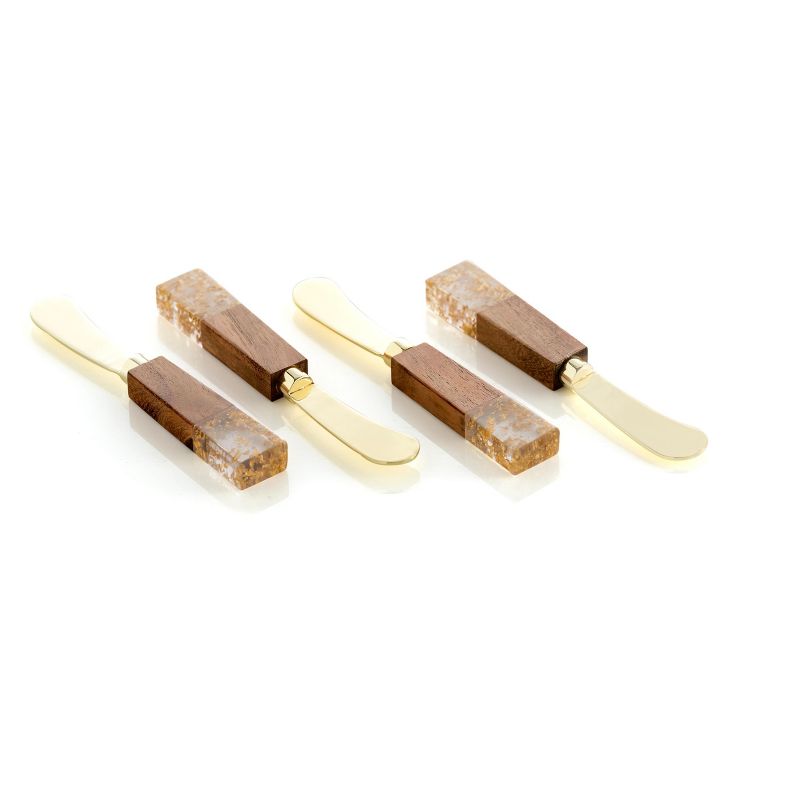 Lipper Bamboo Salad Hands With Knob Handles