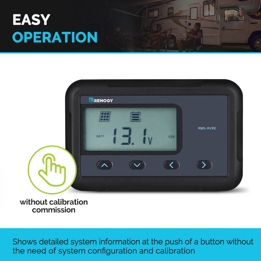 Renogy Monitoring Screen for Rover Elite Charge Controller Series