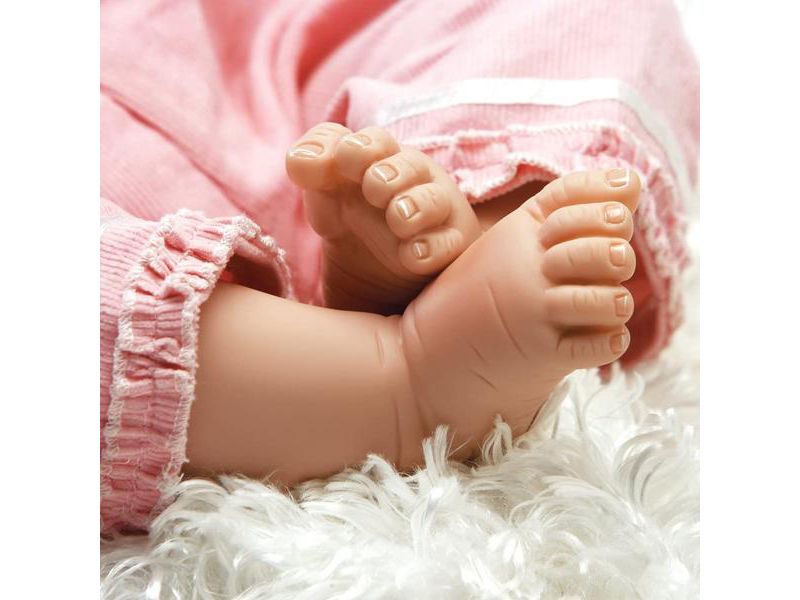 Paradise Galleries "Cuddle Bear Bella" Real Baby Doll. 21" Weighted Reborn Baby Doll with 5-Piece Baby Doll Clothes Set.  Age 3+