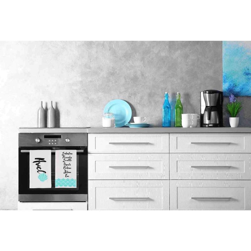 Seven20 Disney The Little Mermaid Princess Ariel Themed Kitchen Towel Set