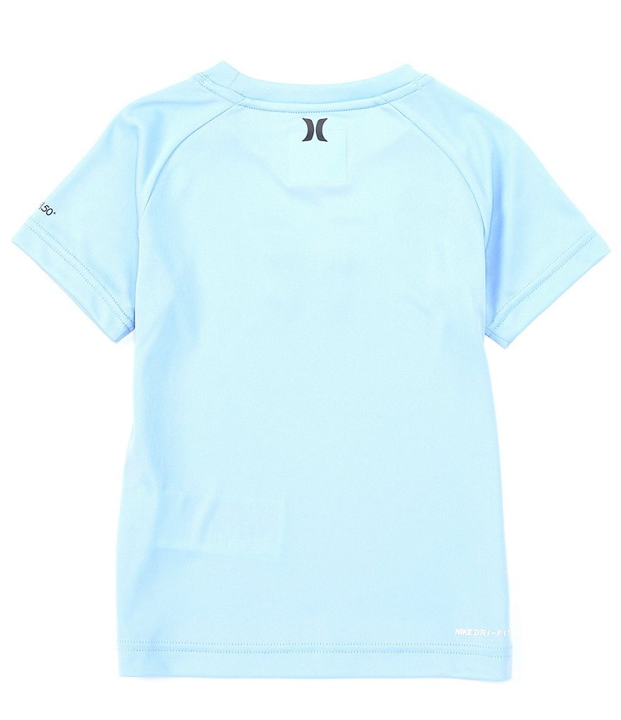 Hurley Little Boys 2T-7 Logo Short Sleeve UPF Tee