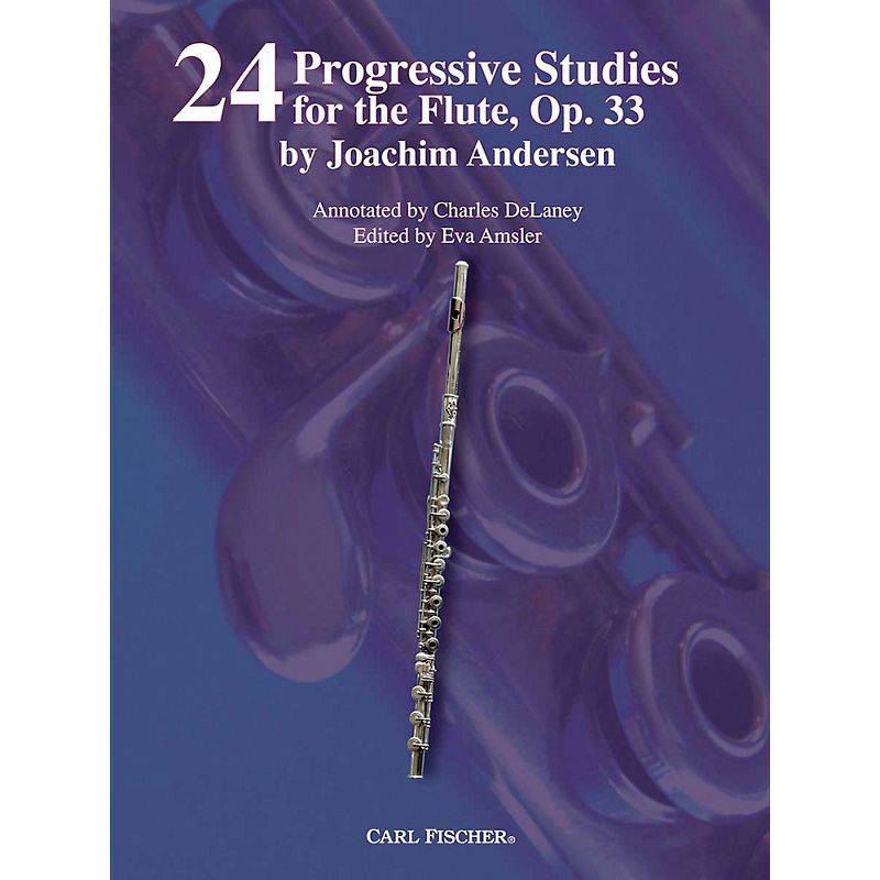 Carl Fischer 24 Progressive Studies for the Flute, Op. 33 Book