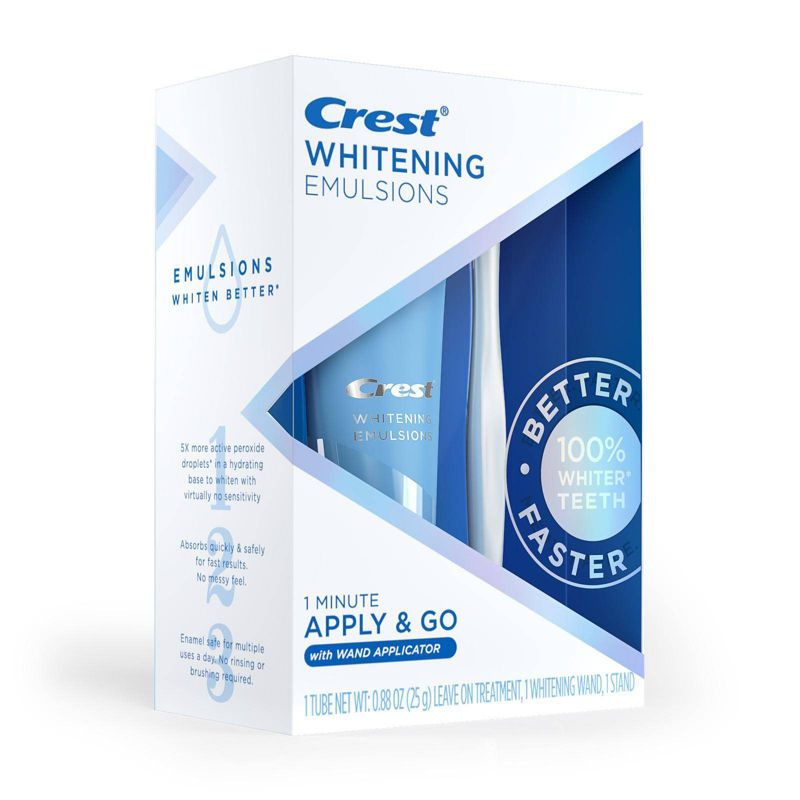 Crest Whitening Emulsions Leave-on Teeth Whitening Treatment with Applicator - 0.88oz