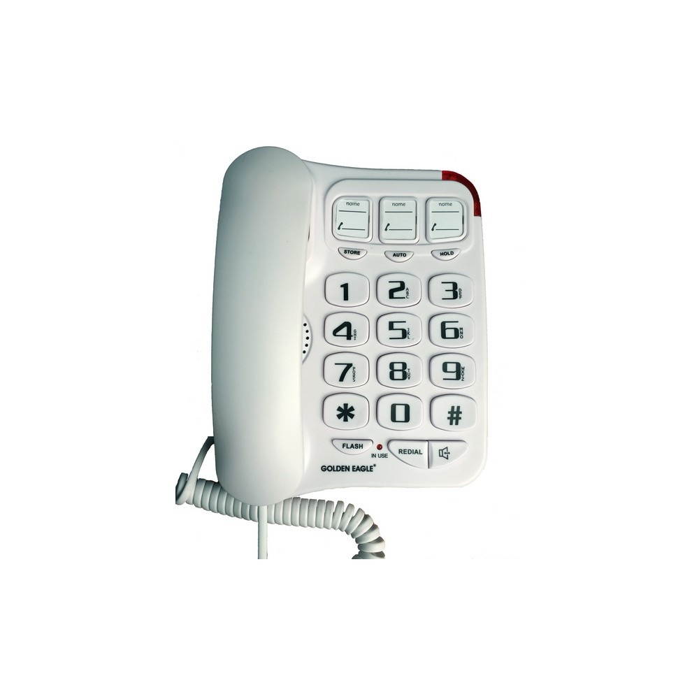 Big Button Speakerphone WHITE