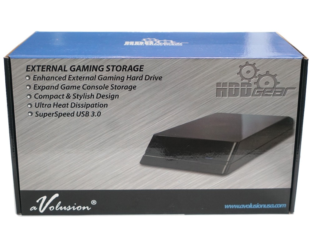 Avolusion HDDGear 4TB USB 3.0 External Gaming Hard Drive (for PS4, PS4 Slim, PS4 Slim Pro) - 2 Year Warranty