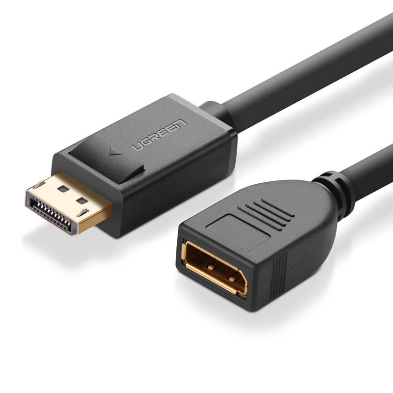 DP DisplayPort Male to Female extension Cable for ATI DELL HP 2m Black